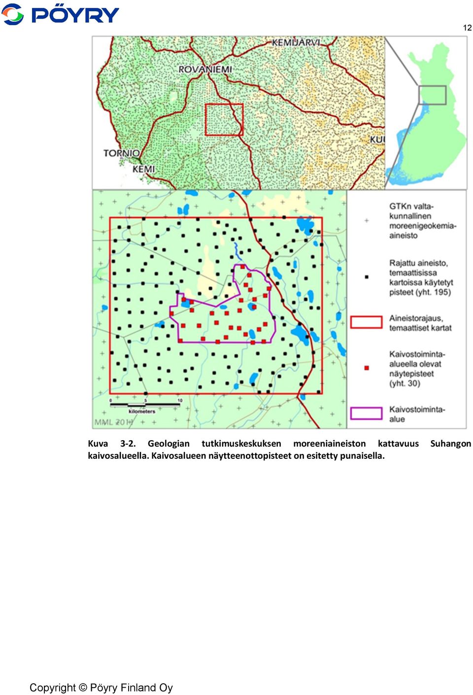 moreeniaineiston kattavuus