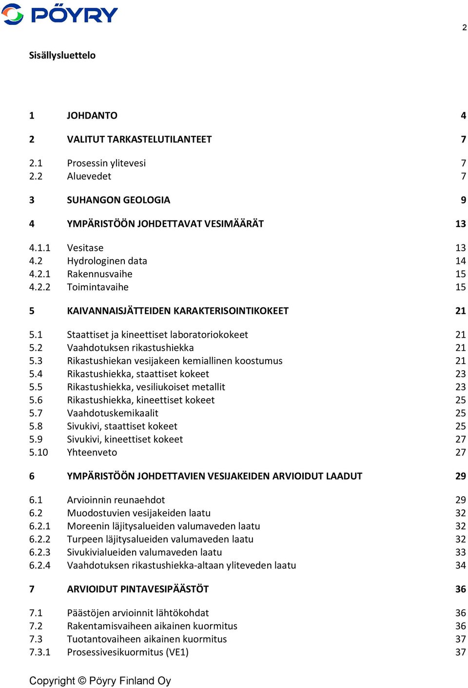 2 Vaahdotuksen rikastushiekka 21 5.3 Rikastushiekan vesijakeen kemiallinen koostumus 21 5.4 Rikastushiekka, staattiset kokeet 23 5.5 Rikastushiekka, vesiliukoiset metallit 23 5.