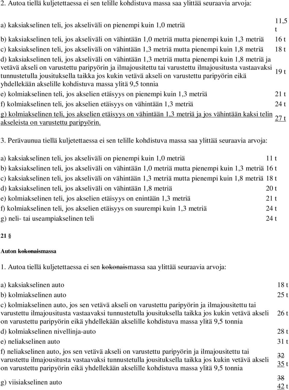 pienepi kuin 1,8 eriä ja veävä akseli on varuseu paripyörin ja ilajousieu ai varuseu ilajousiusa vasaavaksi 19 unnuseulla jousiuksella aikka jos kukin veävä akseli on varuseu paripyörin eikä