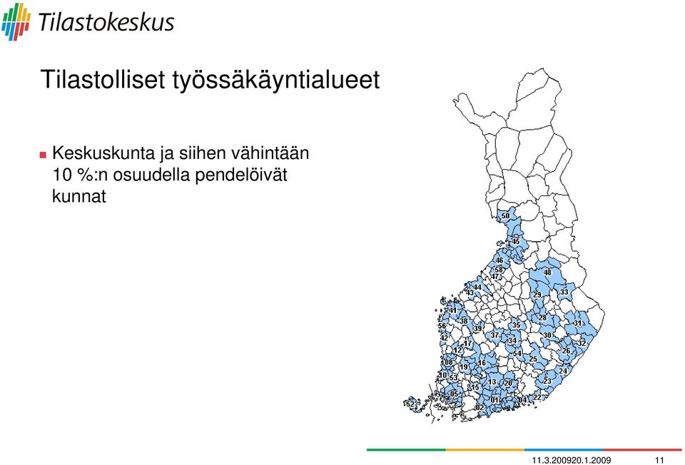 ja siihen vähintään 10 %:n