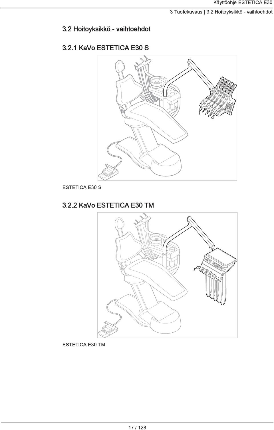 2.1 KaVo ESTETICA E30 S ESTETICA E30 S 3.