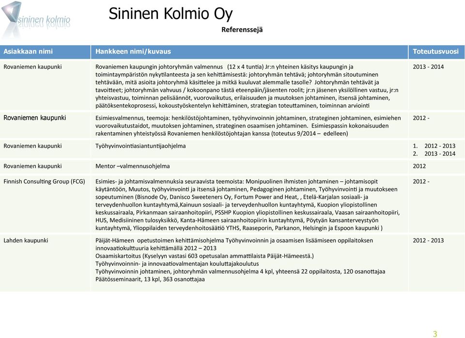 Johtoryhmän tehtävät ja tavoi>eet; johtoryhmän vahvuus / kokoonpano tästä eteenpäin/jäsenten roolit; jr:n jäsenen yksilöllinen vastuu, jr:n yhteisvastuu, toiminnan pelisäännöt, vuorovaikutus,