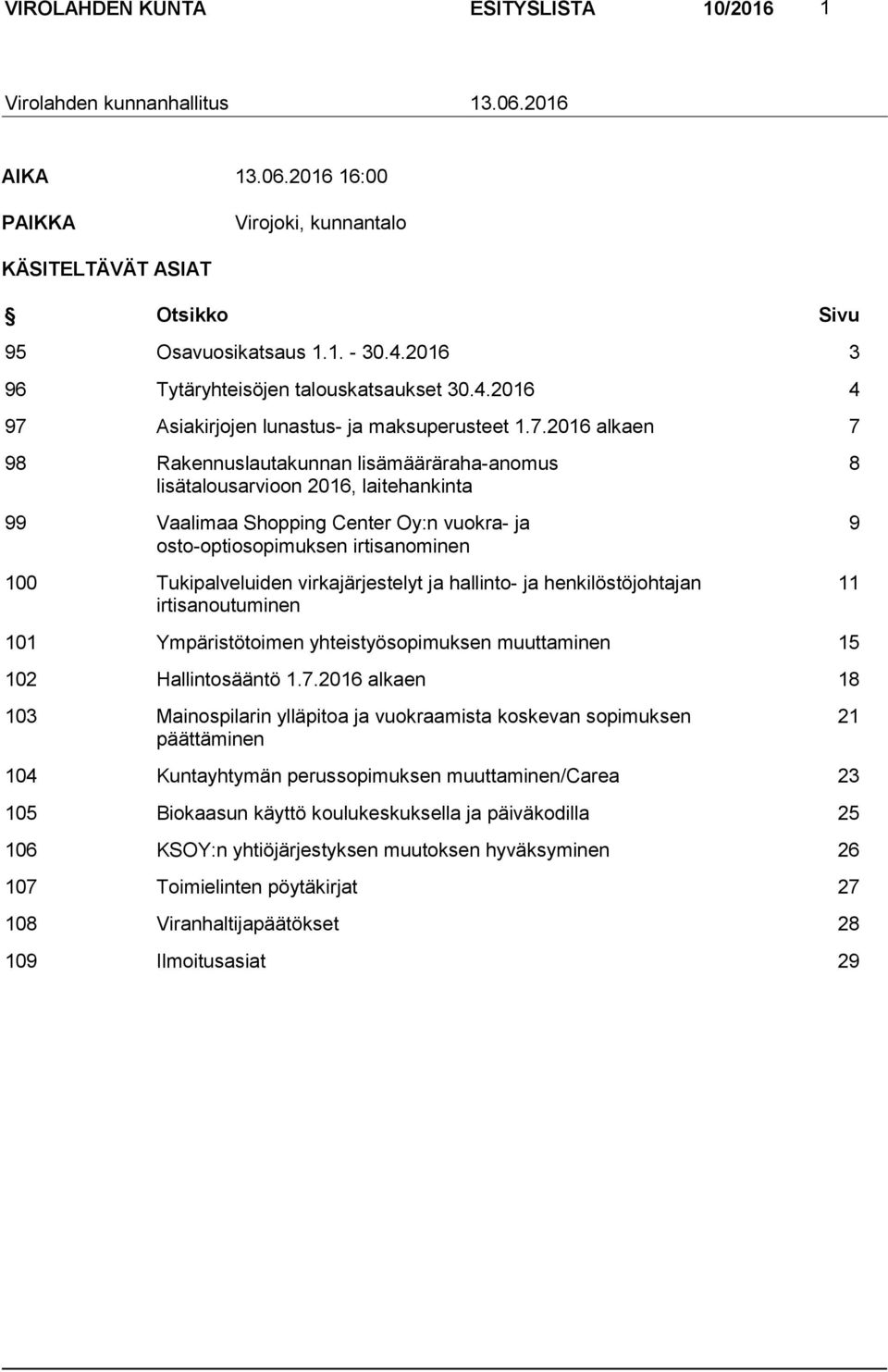 Asiakirjojen lunastus- ja maksuperusteet 1.7.