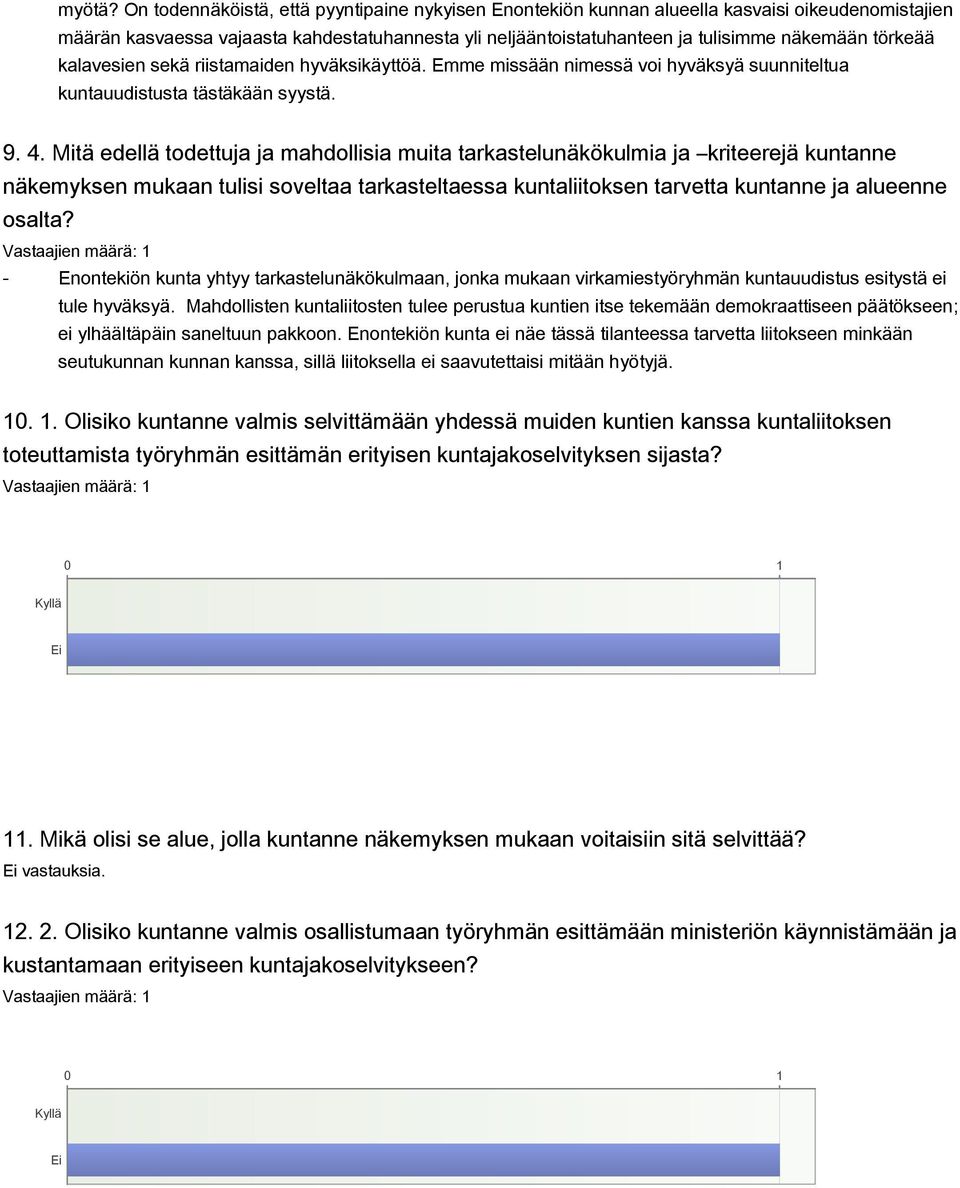 törkeää kalavesien sekä riistamaiden hyväksikäyttöä. Emme missään nimessä voi hyväksyä suunniteltua kuntauudistusta tästäkään syystä. 9. 4.
