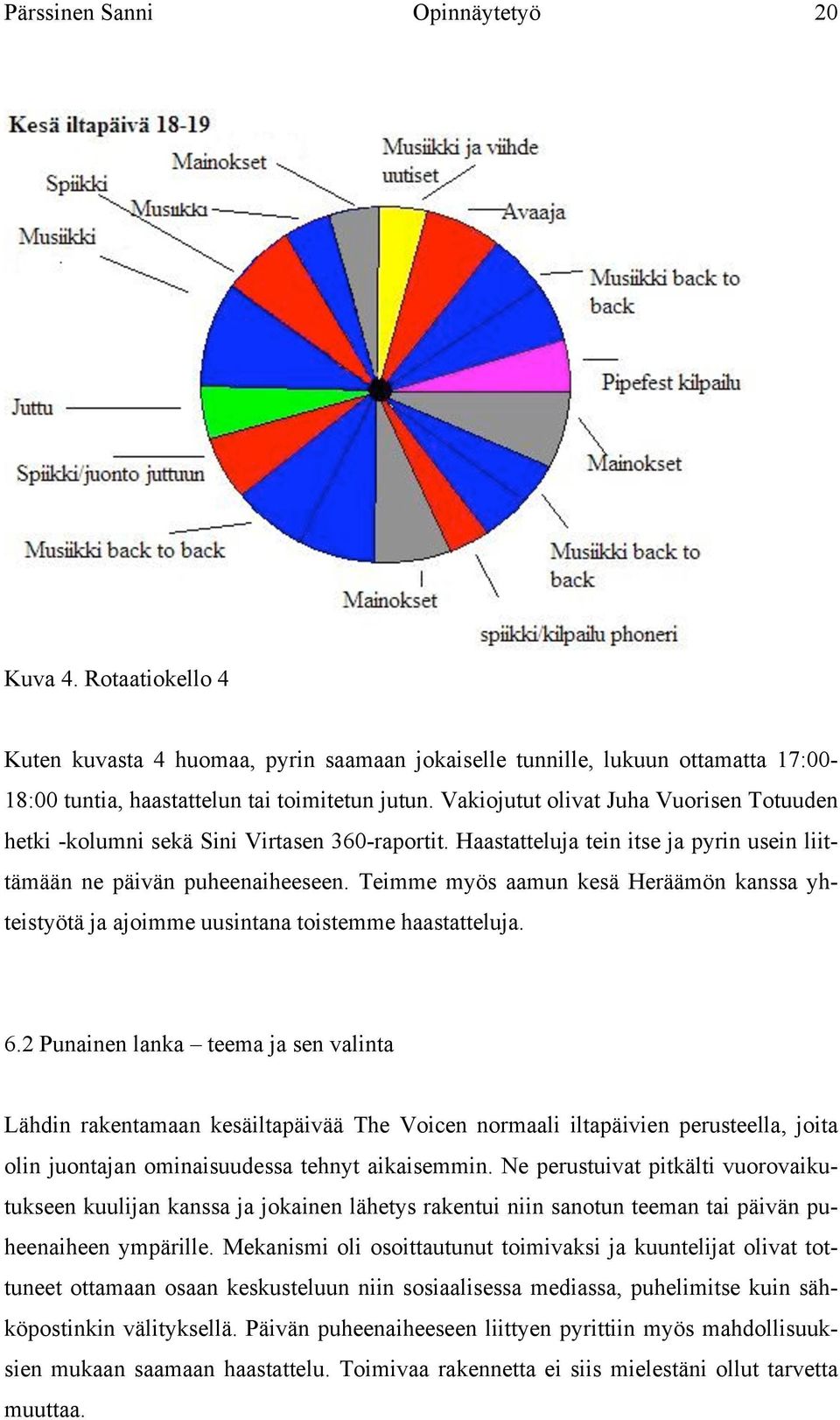 Teimme myös aamun kesä Heräämön kanssa yhteistyötä ja ajoimme uusintana toistemme haastatteluja. 6.