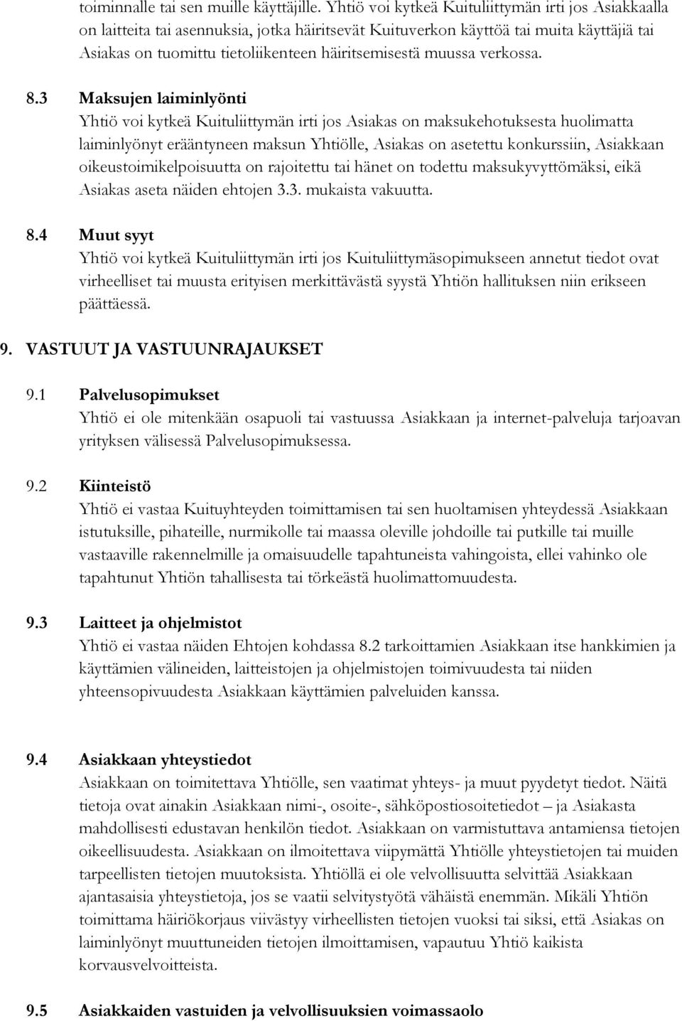 muussa verkossa. 8.