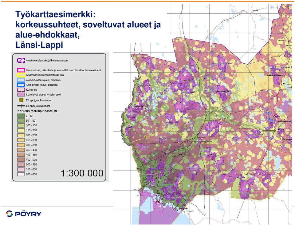 soveltuvat alueet ja