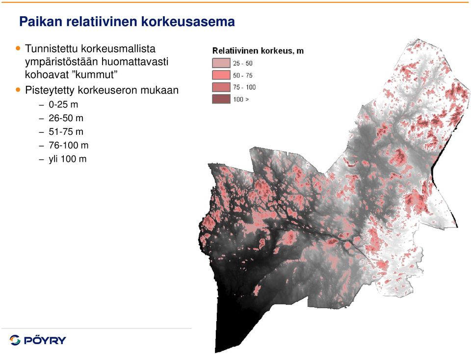 kohoavat kummut Pisteytetty korkeuseron mukaan