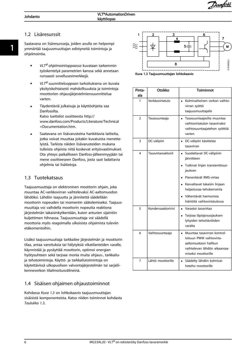 VLT suunnitteluoppaan tarkoituksena on kuvata yksityiskohtaisesti mahdollisuuksia ja toimintoja moottorien ohjausjärjestelmiensuunnittelua varten.