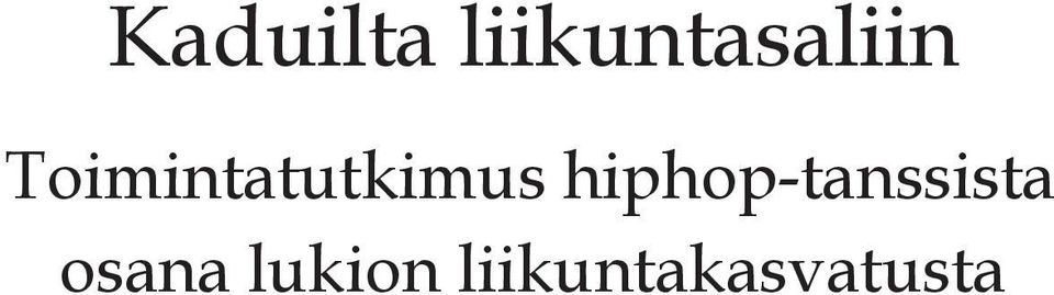Toimintatutkimus