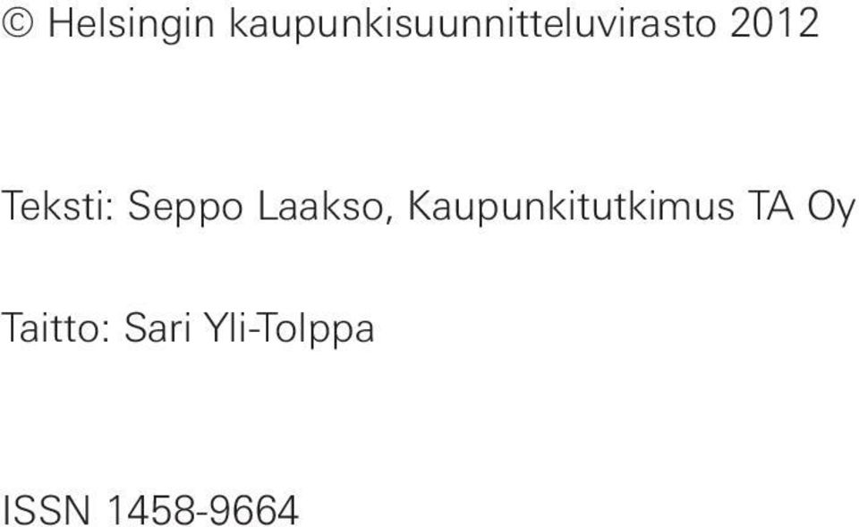 Teksti: Seppo Laakso,