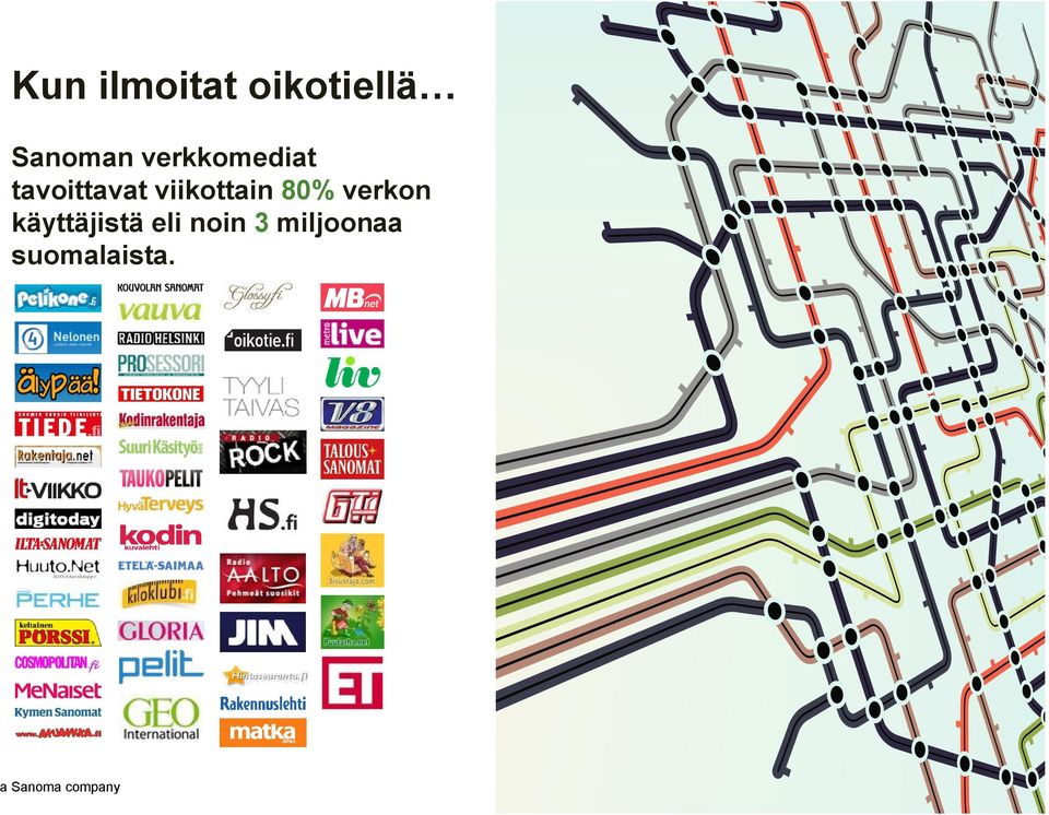 tavoittavat viikottain 80%