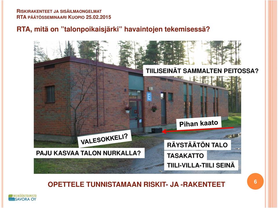 PAJU KASVAA TALON NURKALLA?