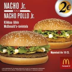Esimerkki onnistuneesta kampanjasta McDonald s voice.fi, iskelma.fi, radiocity.