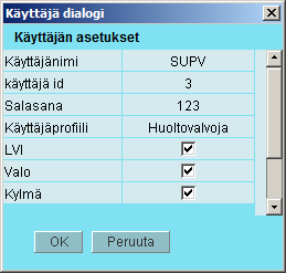 Konfigurointi - jatkoa Käyttöoikeus 1. Mene konfigurointivalikkoon Paina näytön alaosassa olevaa oranssia asetuspainiketta, jossa on avaimen kuva.