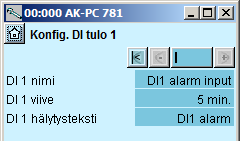 Konfigurointi - jatkoa Erilliset jännitesignaalit 1. Valitse Voltage inputs (jännitesisääntulot) 2. Valitse haluttu jännitesignaali 3.