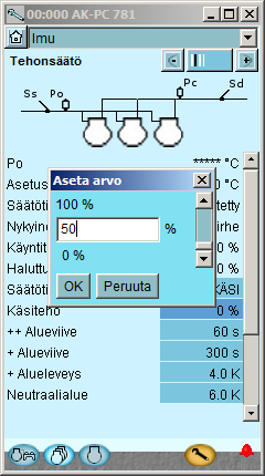 Käsikäyttö 1. Mene yleisnäyttöön 2.