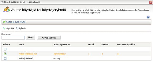 InfoWeb 3.3 10(122) Uuden viestin lisääminen Paina Uusi viesti -painiketta.