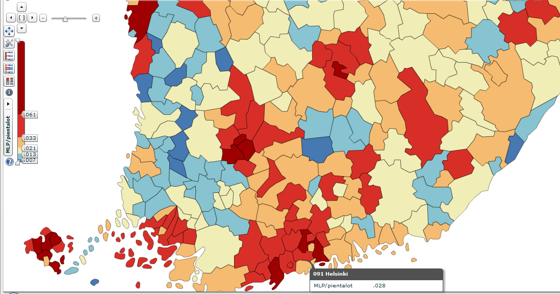 Työn alla: MLP asennukset Suomessa ( 2011-2014), %