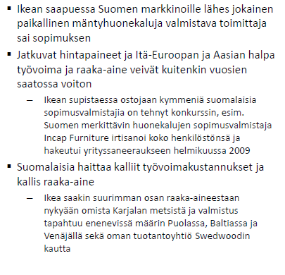 Kimmo Järvinen Valmistus häviää Suomesta