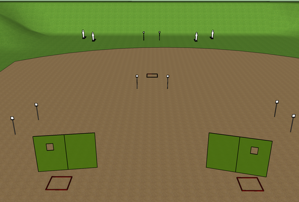 1. Rasti 1: Kaupunkikähinä CoF Unlimited, Short course Firearm Handgun Targets 2 popper, 8 plates, (with 2 10p), Total 10 targets Min rounds 10 Points 60 p