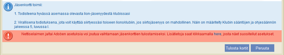 Jäsentiedot Sivu 21 / 23 10.9 Klubin yhteystietolista 10.