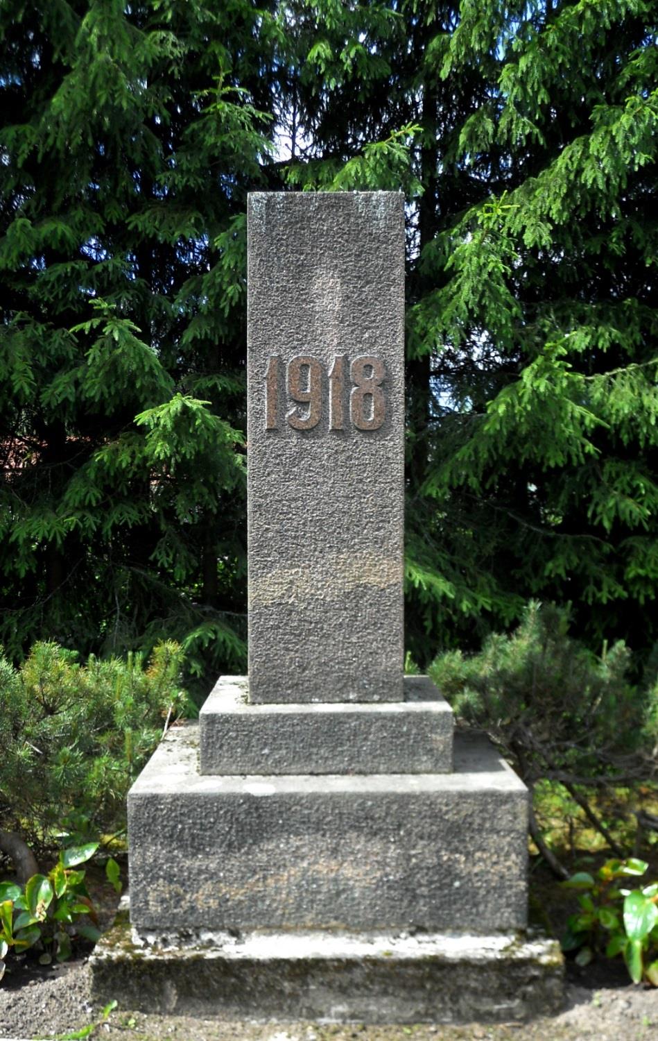 Vakaumuksensa puolesta 1918 kaatuneiden muistomerkki Vakaumuksensa puolesta kaatuneiden muistomerkki sijaitsee Orimattilan hautausmaalla.