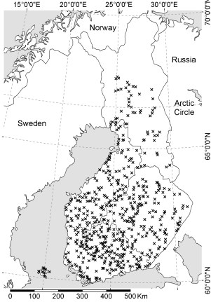 Kivennäismaan pellot 1987-2009 Muutos -0,4