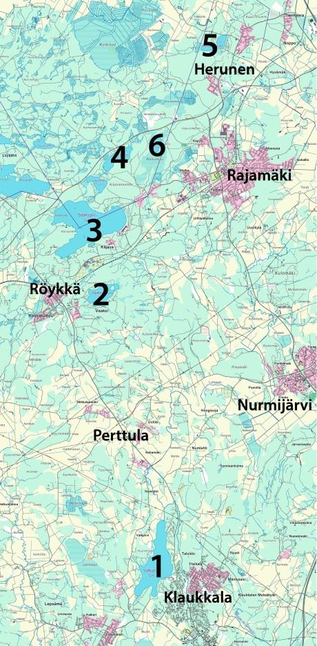 Nurmijärven seudun järvet