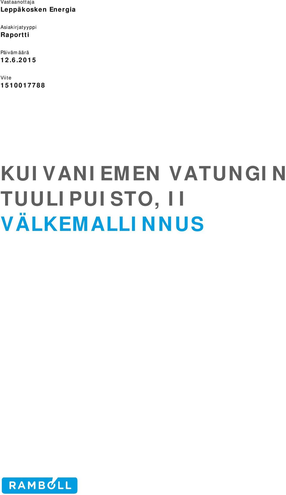 12.6.2015 Viite 1510017788