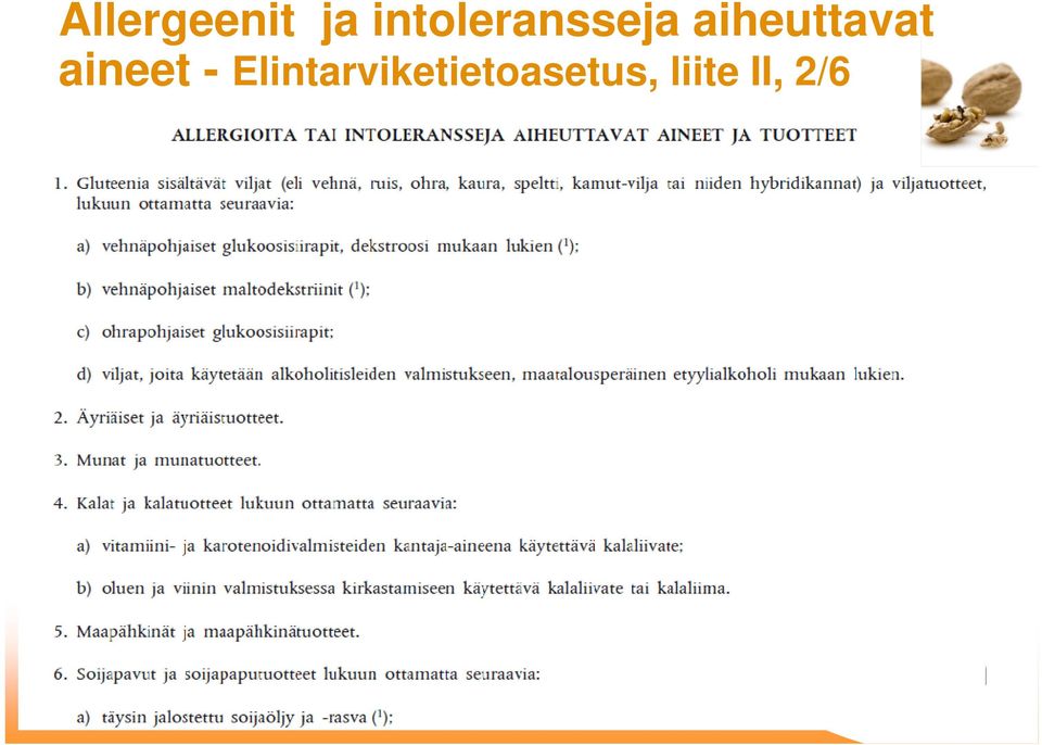 aiheuttavat aineet -