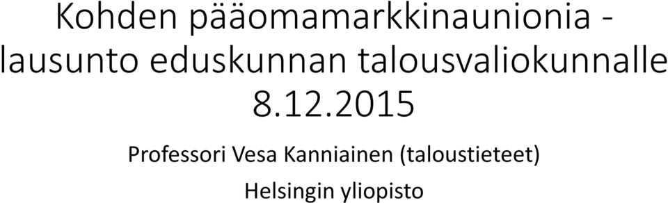 talousvaliokunnalle 8.12.