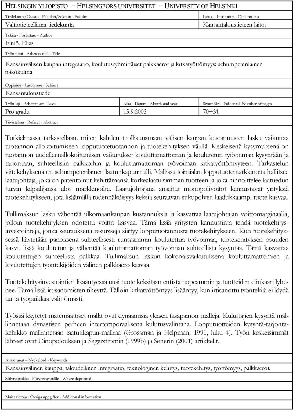Sdoatal- Numbr of pags Pro gradu 5.9.