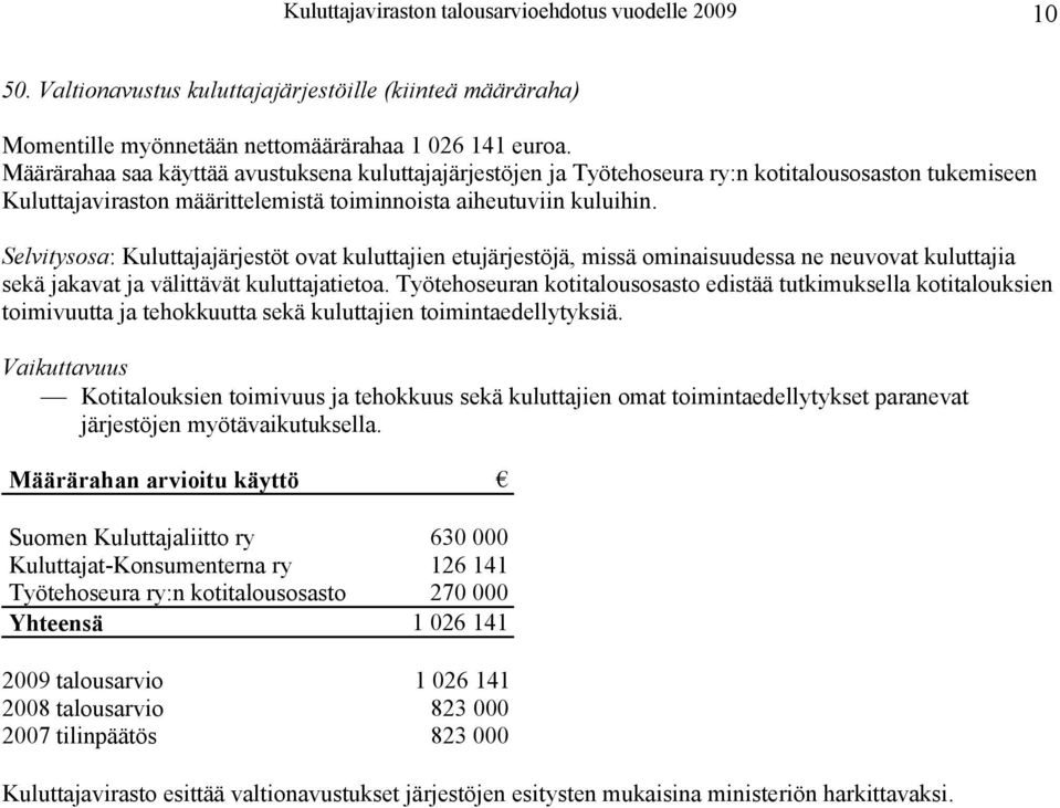 Selvitysosa: Kuluttajajärjestöt ovat kuluttajien etujärjestöjä, missä ominaisuudessa ne neuvovat kuluttajia sekä jakavat ja välittävät kuluttajatietoa.