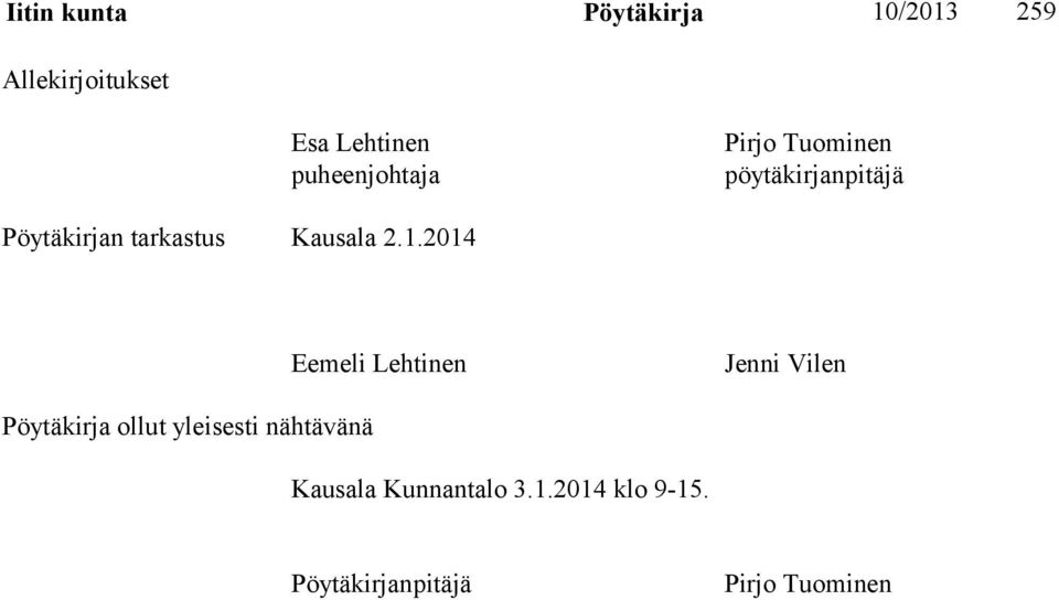 Kausala 2.1.