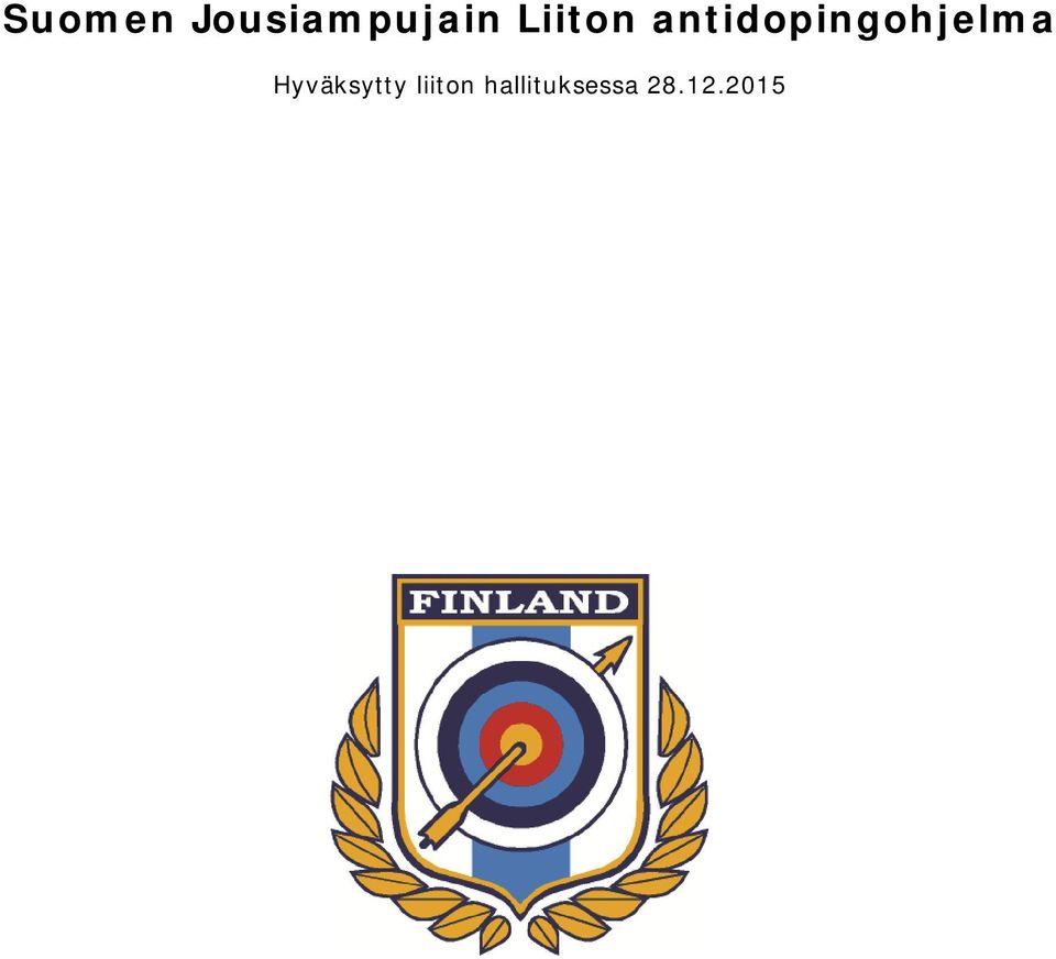 antidopingohjelma