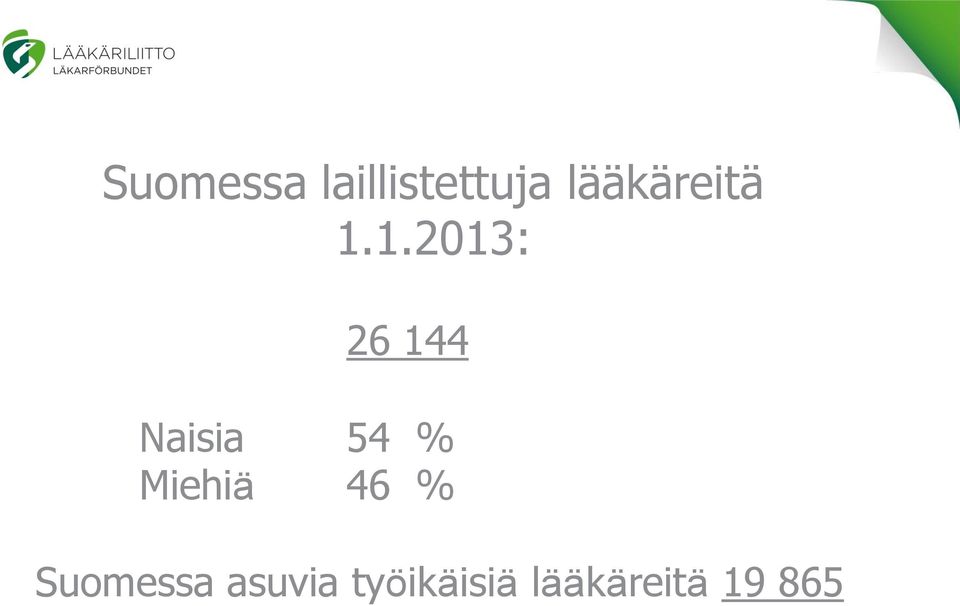 1.2013: 26 144 Naisia 54 %