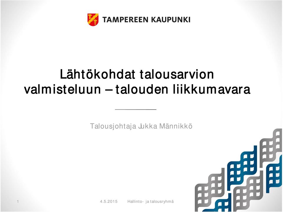 liikkumavara Talousjohtaja