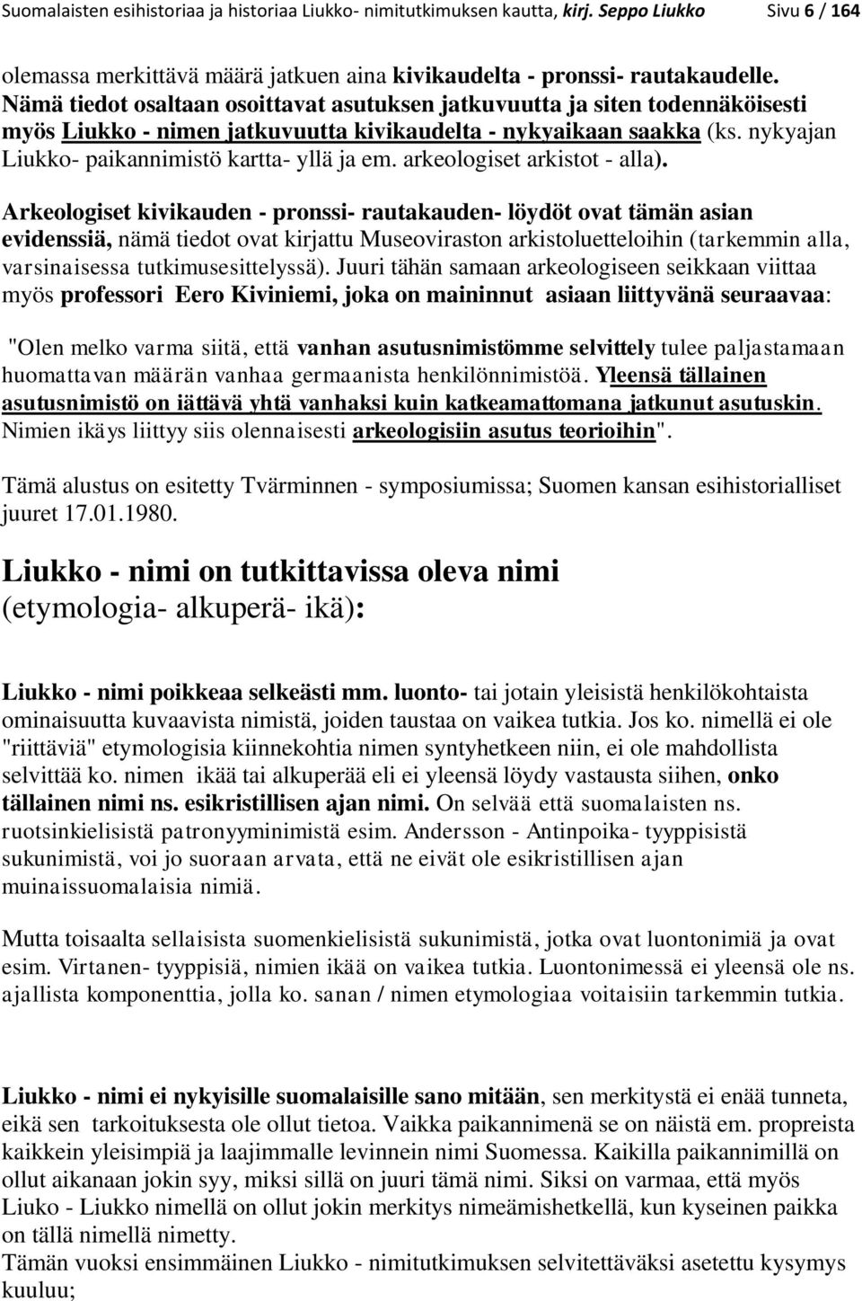 arkeologiset arkistot - alla).