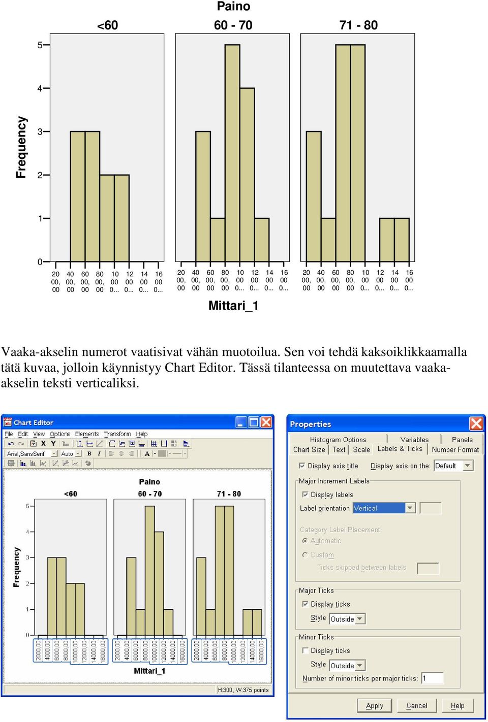 Sen voi tehdä kaksoiklikkaamalla tätä kuvaa, jolloin käynnistyy Chart Editor.