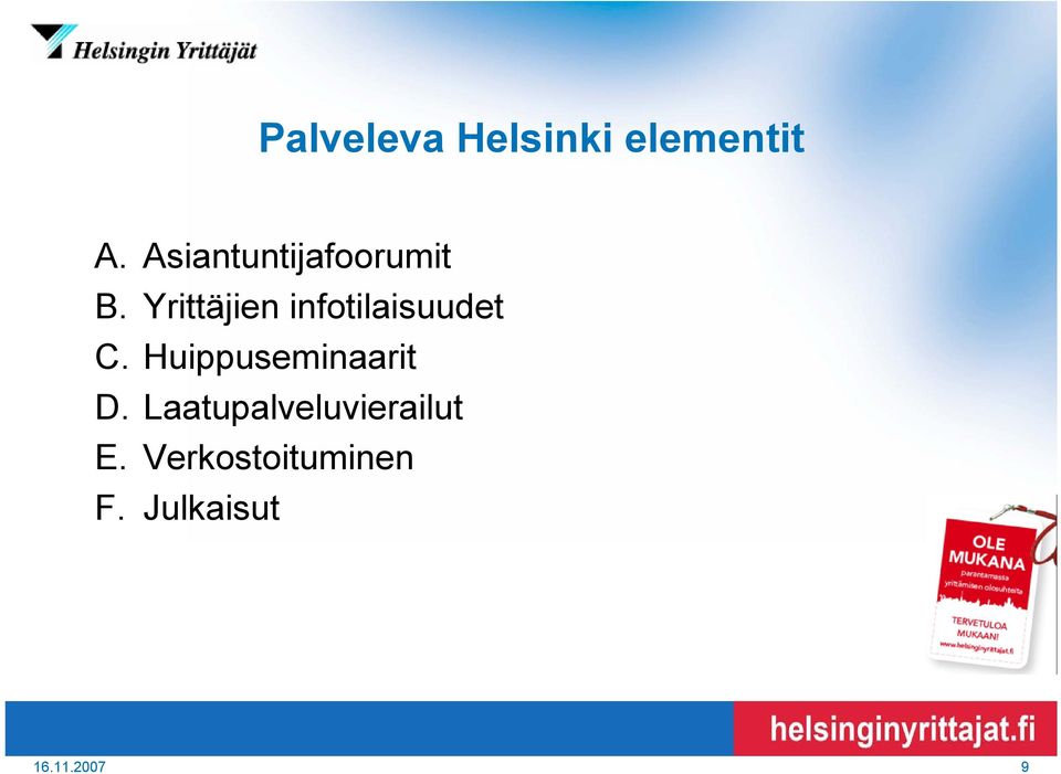 Yrittäjien infotilaisuudet C.