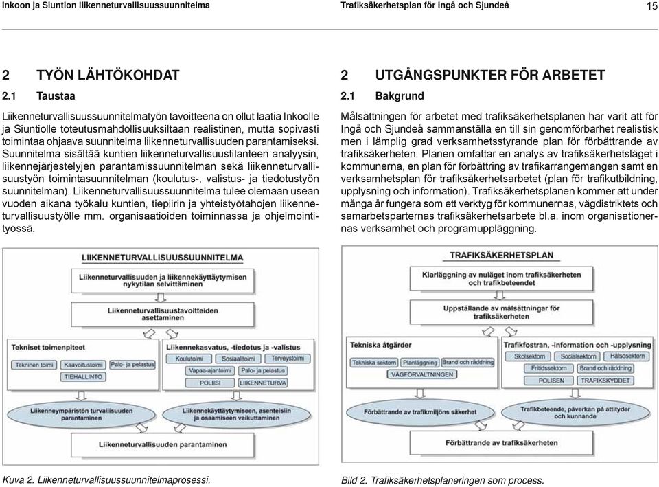 liikenneturvallisuuden parantamiseksi.