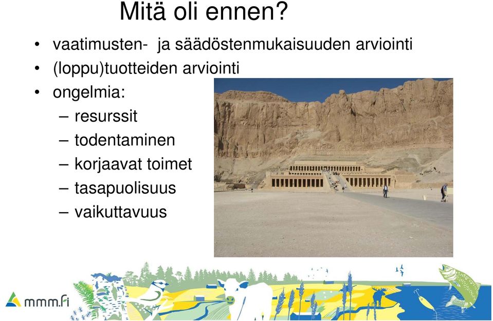 arviointi (loppu)tuotteiden arviointi