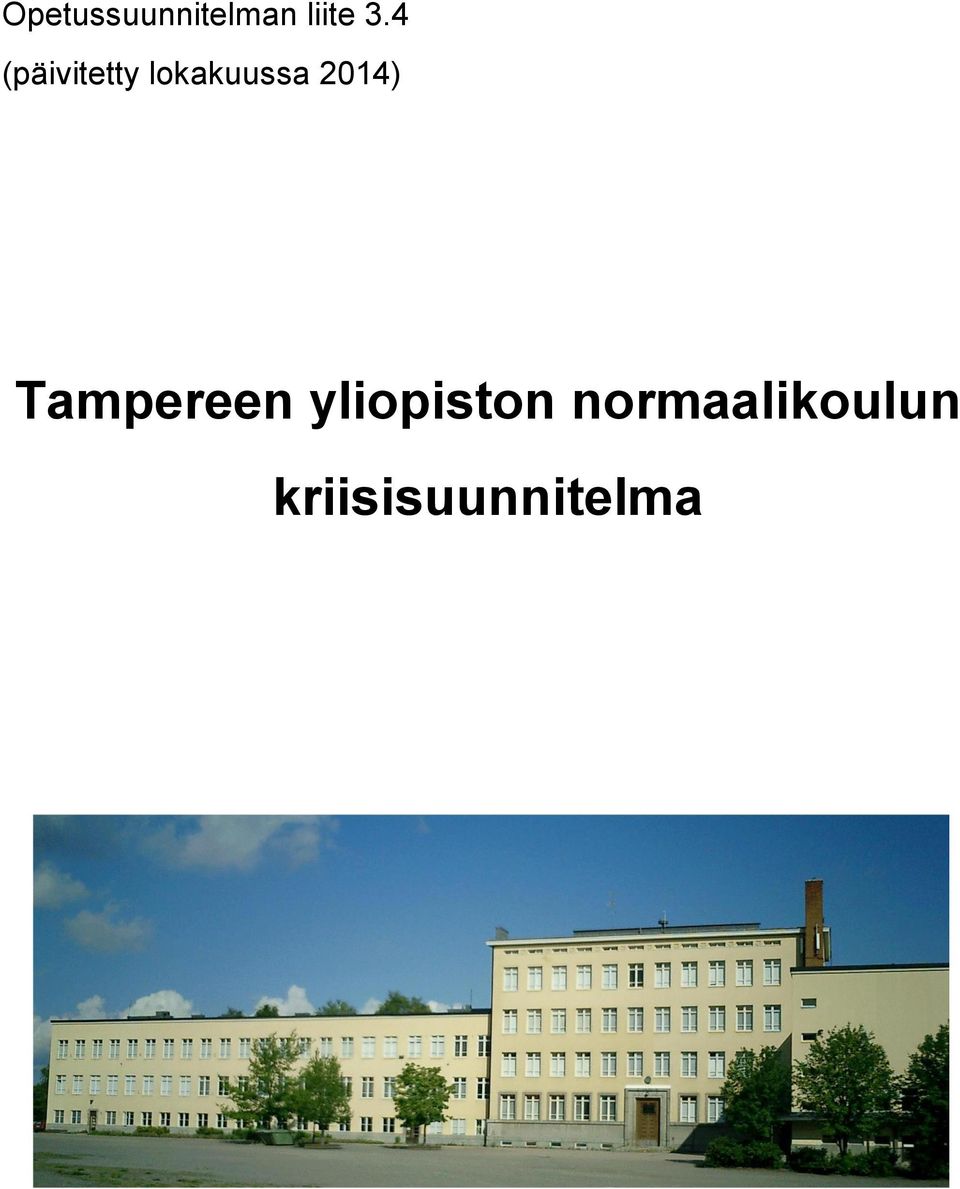 2014) Tampereen yliopiston