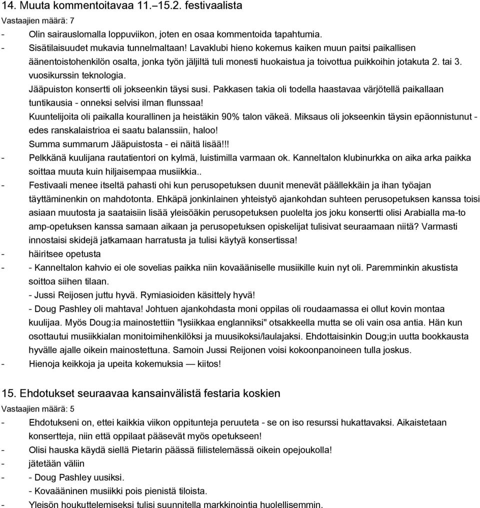 Jääpuiston konsertti oli jokseenkin täysi susi. Pakkasen takia oli todella haastavaa värjötellä paikallaan tuntikausia onneksi selvisi ilman flunssaa!