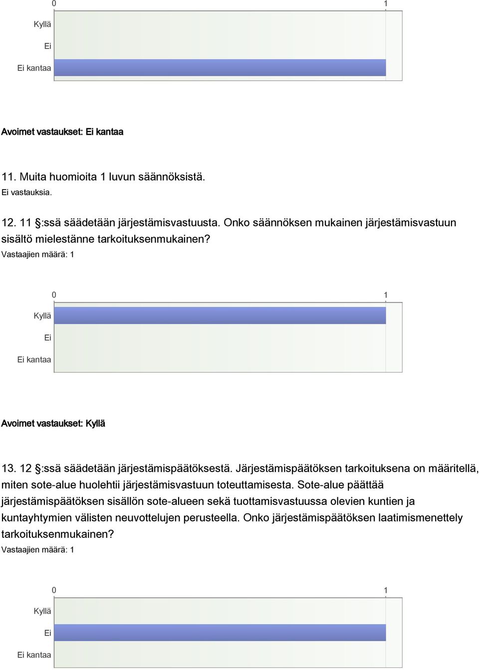 12 :ssä säädetään järjestämispäätöksestä. Järjestämispäätöksen tarkoituksena on määritellä, miten sote-alue huolehtii järjestämisvastuun toteuttamisesta.