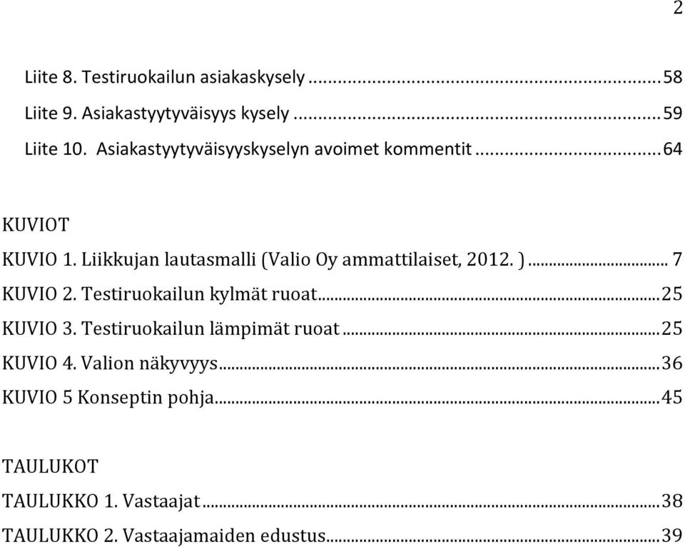 Liikkujan lautasmalli (Valio Oy ammattilaiset, 2012. )... 7 KUVIO 2. Testiruokailun kylmät ruoat... 25 KUVIO 3.