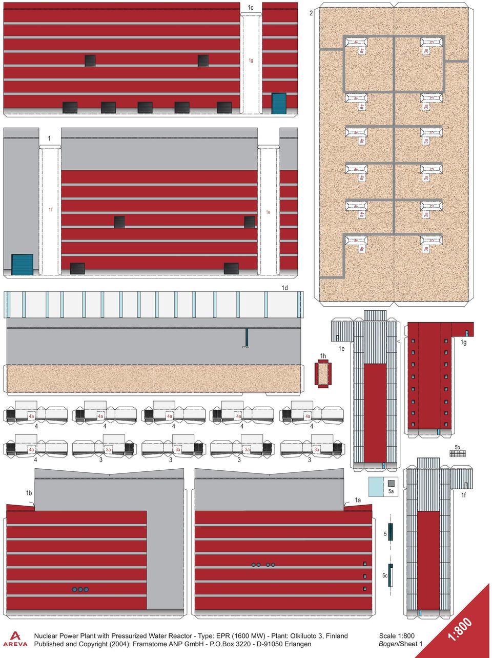 Pressurized Water Reactor - Type: EPR (1600 MW) - Plant: Olkiluoto 3, Finland Published and