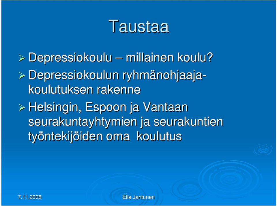 koulutuksen rakenne Helsingin, Espoon ja Vantaan
