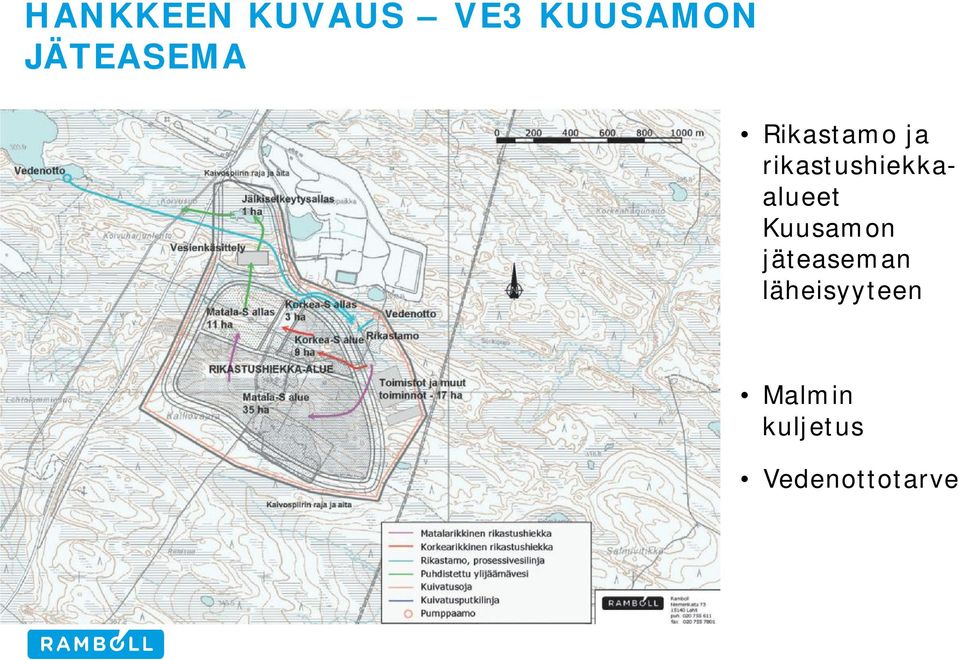 rikastushiekkaalueet Kuusamon